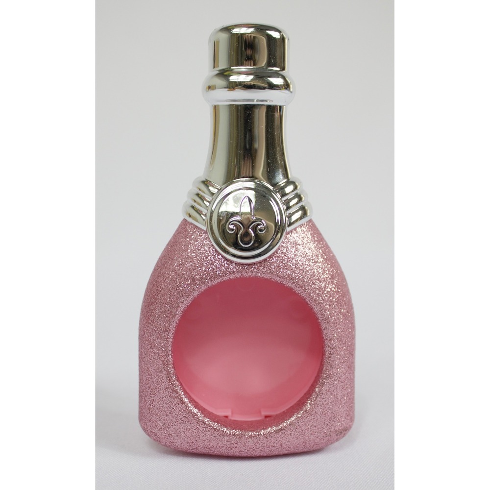 Bath & Body Works Scentportable Pink Champagne Bottle Car Freshener Visor Clip